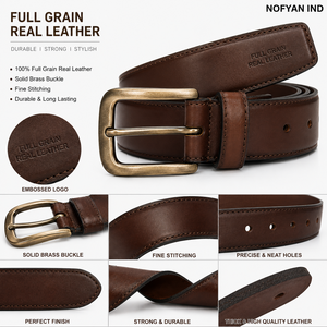 Fabricante de Cinturones de Cuero de Grano Completo Personalizados para Hombre |   Cinturón de Cuero Genuino con Logotipo Grabado, Proveedor Mayorista OEM ODM - Product Image 5