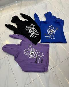 เสื้อสวมหัวมีฮู้ดพิมพ์ลายสำหรับผู้ชายเสื้อมีฮู้ดผ้าฝ้ายขนแกะไซส์ใหญ่พิเศษสำหรับผู้ชายและผู้หญิง - Product Image 3