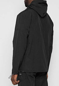 Ensemble de survêtement coupe-vent en nylon pour homme, pantalon et sweat-shirt, fermeture éclair, polyester, deux pièces, vêtements de sport d'extérieur - Product Image 2