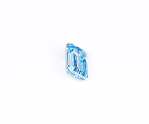 Diamante Cultivado en Laboratorio de 2.00 Quilates, Corte Esmeralda, Azul Intenso, Claridad VS1, Pulido Excelente, Gema CVD Premium, Piedra de Joyería de Lujo - Product Image 4