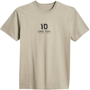 เสื้อยืดผู้ชายไซส์ใหญ่ สีทราย ผ้าฝ้ายพรีเมียม คอกลม แขนสั้น สไตล์ลำลอง โอเวอร์ไซส์ ทนทาน ใส่ได้ทุกวัน สตรีทแวร์ - Product Image 1