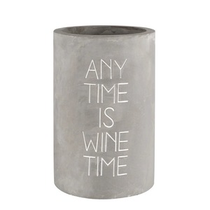 Seau à glace ovale blanc en métal galvanisé avec poignées, bac à boissons isotherme imprimé Stay Awhile - Product Image 6