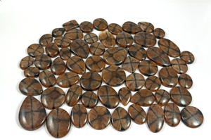 Natural Chaistolite Brown Black Gemstone Pendant Polished Crystal Cabochon Chiastolite for Jewelry Making - Product Image 5