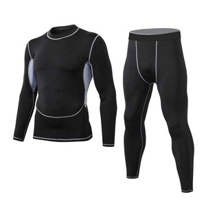 Ensemble de rashguards personnalisés pour hommes, MMA, BJJ, grappling, combinaison de compression à manches longues, vente en gros - Product Image 1