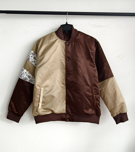 Chaqueta Bomber Deportiva de Satén para Primavera, Unisex, con Bordado Personalizado, Diseño Ecológico y Transpirable - Product Image 3
