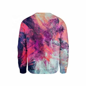 เสื้อสเวตเตอร์แบบสวมศีรษะของผู้ชาย,เสื้อสเวตเตอร์คอกลมผ้าโพลีเอสเตอร์100% พิมพ์ลายแบบระเหิดออกแบบเองได้ - Product Image 4