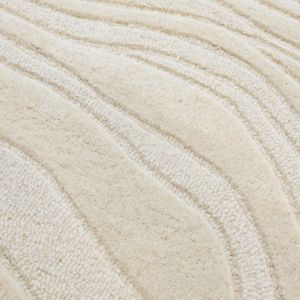 Alfombra Moderna Abstracta Lavable, Gruesa, Antideslizante y Acolchada, Hecha a Mano con Lana de Bucle, Color Morado/Amarillo, Apta para Mascotas, de Z&H Home - Product Image 4