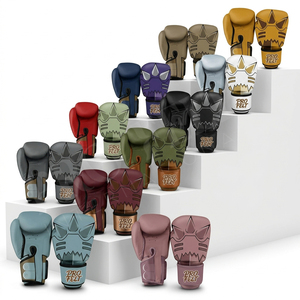 Guantes de Boxeo Profesionales Rojos de Alta Gama Multiusos para Entrenamiento, Sparring, Muay Thai, MMA, Tamaño Personalizado, Guantes para Saco de Boxeo y Kickboxing - Product Image 1
