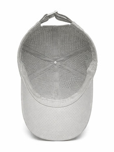 Custom <b>Light</b> Gray Mesh Baseball Cap With Embroidery Logo Front Panel Adjustable Fit Unisex Casual Spring Summer Outdoor <b>Hat</b> - Product Image 2