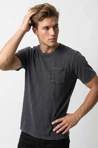 T-shirt à manches courtes pour homme SOSH 4, poche poitrine, 100% coton, 260 grammes, impression numérique, séchage rapide, tissu interlock - Product Image 5