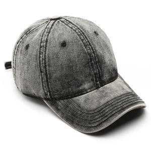 Casquette de baseball en coton brodée avec logo, 6 panneaux, haute qualité, pour hommes et femmes, style hip-hop, vente en gros à prix réduit - Product Image 1