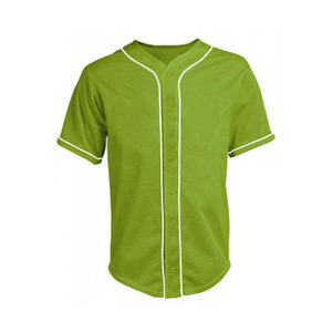Ensemble uniforme de baseball vert, maillot en mesh, pantalon à rayures fines, logo personnalisé, vêtements d'équipe pour adultes, 100% polyester, manches courtes, imprimé animal - Product Image 3