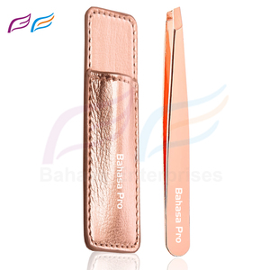 Pince à épiler pour sourcils en marque privée, logo personnalisé, pince à épiler en acier inoxydable, fabricant OEM ODM, fournisseur en gros, Bahasa Pro - Product Image 5