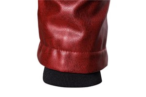Factory Custom logo blank <b>leather</b> bomber <b>winter</b> <b>leather</b> <b>jacket</b> for men - Product Image 2