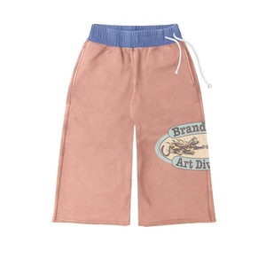 Conjunto Deportivo Unisex Vintage de 2 Piezas con Efecto Desgastado, Sudadera Corta con Estampado de Pantera Lavado al Ácido + Pantalón Ancho Estilo Urbano Estadounidense - Product Image 6