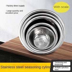 Bols à salade et à soupe modernes en acier inoxydable Bold Blossom – Résistants à la chaleur, compatibles lave-vaisselle, pour fêtes, repas, nouilles, légumes, vente en gros - Product Image 5