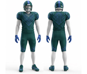 <b>Bulk</b> Wholesale American Football Sublimated Jerseys Custom Team Wear Team Football Kit | Breathable Polyester Sportswear - Product Image 4