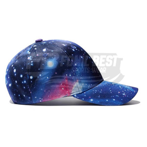 Casquette de baseball sportive sur mesure de haute qualité 100% polyester, 6 panneaux, respirante, séchage rapide, impression par sublimation, logo, casquette snapback - Product Image 4