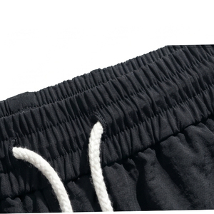 Shorts Bermuda Sportifs pour Hommes à Taille Mi-Haute avec Cordon de Serrage, Couleur Unie, Séchage Rapide, avec Poches Zippées - Product Image 5