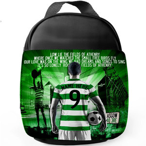 Football Kids <b>Lunch</b> Bag Insulated <b>Lunch</b> <b>Box</b> School Snack Bag Personalised Custom Logo - Product Image 1