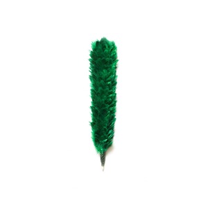 Faux Fur <b>Feather</b> Hackle Plume with Velvet Fabric and Bow Pattern for Glengarry Balmoral Bonnet <b>Hat</b> Cap - Product Image 6
