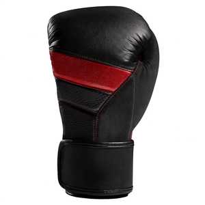 Gants de boxe professionnels en cuir sur mesure de haute qualité, anti-humidité, avec fermeture auto-agrippante au poignet pour l'entraînement - Product Image 3