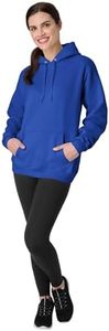 เสื้อสเวตเชิ้ตมีฮู้ดสีน้ำเงินรอยัลสำหรับผู้ชาย ทรงปกติ ผ้าฝ้ายฟลีซ สวมใส่สบาย มีกระเป๋าหน้า เหมาะสำหรับใส่ในฤดูใบไม้ร่วง - Product Image 2
