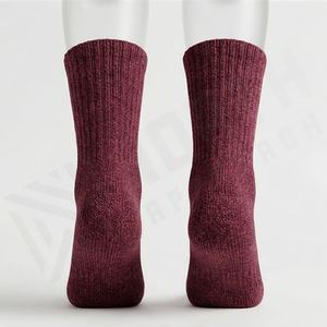 Calcetines de lana térmicos nórdicos para hombre, para clima frío, gruesos, para botas, senderismo, trekking, actividades al aire libre, suaves, cómodos, color personalizado - Product Image 2