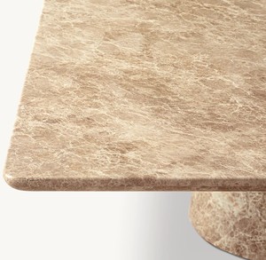 Bàn ăn bằng gỗ hình chữ nhật zmax với bệ đỡ | Bàn kiểu giữa thế kỷ 4-8 chỗ - Product Image 3