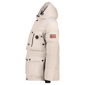 Chaqueta de Invierno Personalizada para Hombre, Estilo Urbano, Ecológica, Transpirable, Resistente al Agua, Reversible, con Capucha, OEM/ODM - Product Image 3