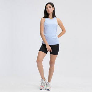 Débardeur de sport pour femme, coupe ample, séchage rapide, respirant, sans manches, en Spandex/Polyester, pour yoga, fitness et course à pied - Product Image 2