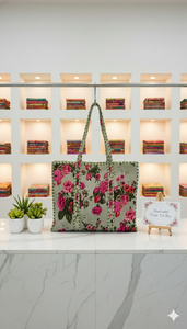 Sac matelassé en velours réversible, style bohème vintage, doublure en toile, fermeture éclair, léger, extra large, pour femme, collection printemps-été - Product Image 2