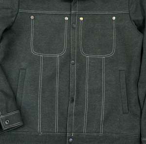 Veste en tricot vintage tendance pour hommes grande taille col de chemise d'hiver décontracté avec logo brodé sur mesure vente en gros directe depuis l'Inde - Product Image 3