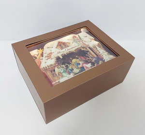 Elegant Design Recyclable Rigid Boxes Stamping Embossing Handmade Craft Packaging Gift Customized Size & Design Raphe Style - Product Image 2