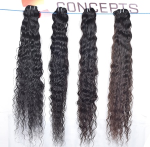 Extensions de cheveux naturels indiens vierges Remy 100 % naturels, cuticules alignées, bouclés bruts, sans traitement chimique, cheveux humains – Meilleures ventes - Product Image 1