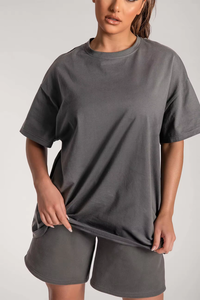 Fabricant et Fournisseur OEM Personnalisé de Vêtements en Gros – Ensemble d'Été en Jersey de Coton Premium GSM pour Production de Vêtements en Vrac - Product Image 6