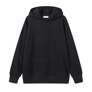 Sweat à capuche oversize Misha Sports and Fitness pour homme, en molleton de coton, couleur unie, pour un usage quotidien - Product Image 1