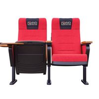 Chaise de théâtre pliable et mobile avec bureau intégré – Design moderne pour écoles et hôpitaux – Mobilier commercial peu encombrant