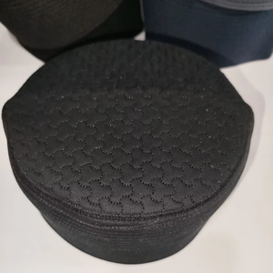 Nouvelles casquettes de prière musulmanes en maille unie crochetée 100 % coton, taille personnalisable, du Bangladesh, toutes saisons – Offre spéciale - Product Image 5