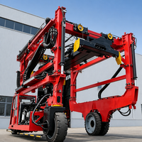 Grue à portique sur pneus en caoutchouc (RTG) pour terminal de conteneurs portuaires, 40 pieds, 10 tonnes, hauteur de levage maximale 15 m
