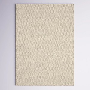 Tapis rectangulaire moderne uni, tissage plat, 100% polypropylène, dos antidérapant en caoutchouc, pour salon - Product Image 1