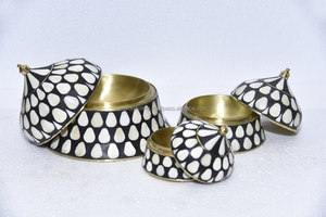 Boîte Suri à bijoux, artisanat décoratif de maison, incrustation d'os, couleur noire, pour vente, emballage cadeau fait à la main indien, vente en gros - Product Image 5
