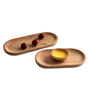 Elegant Acacia Wood Serving Tray with Handles Long-Lasting <b>Decorative</b> Tray for Living Room Coffee <b>Table</b> - Product Image 4