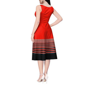 Vestidos elegantes de estilo occidental moderno, vestidos de estilo occidental de tela suave, vestidos de estilo occidental a la moda. - Product Image 6