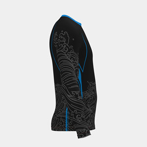 Camiseta de Compresión de Manga Larga para Hombre, Rashguard de BJJ para Grappling No-Gi, Ropa de Entrenamiento Aprobada, Top Profesional de MMA, USA - Product Image 3