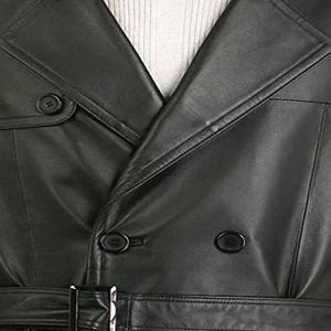 Wholesale Men's Genuine <b>Leather</b> Coat | Custom <b>Leather</b> Trench Coat | OEM ODM Manufacturer | Premium Cowhide Winter Solid Front - Product Image 5