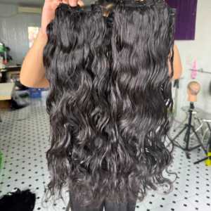 ผมมนุษย์แท้100% ผมเป็นลอนธรรมชาติผมต่อผมจากผู้บริจาคคนเดียว - Product Image 6