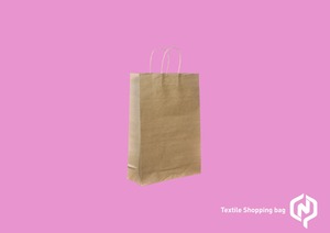 Bolsa de Papel para Compras con Impresión de Marca Personalizada, Gran Capacidad, Asa Retorcida Resistente para Comercio Diario - Product Image 6
