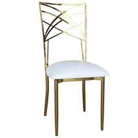 Chaise de Mariage Napoléon Dorée de Luxe, Chaise de Banquet en Résine Empilable, Sièges Professionnels pour Événements, Hôtels, Fêtes et Dîners