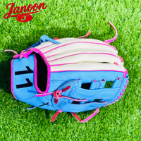 Guante de Béisbol Personalizado OEM, de Cuero Genuino, para Infield y Outfield, Venta al Por Mayor